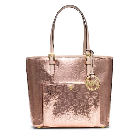 michael kors rose gold handbags|michael kors gold handbag sale.